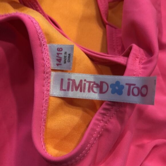 limited too girls one piece swimsuit size 14/16. - Picture 5 of 7